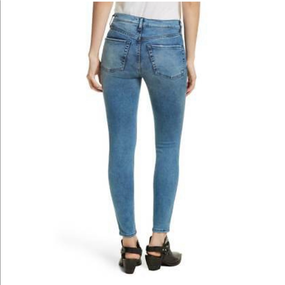 NWT Free People High Rise Busted Skinny Jean - Picture 3 of 4
